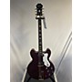 Used Epiphone Used Epiphone Riviera Semi-Hollow Sparkling Burgundy Hollow Body Electric Guitar Sparkling Burgundy