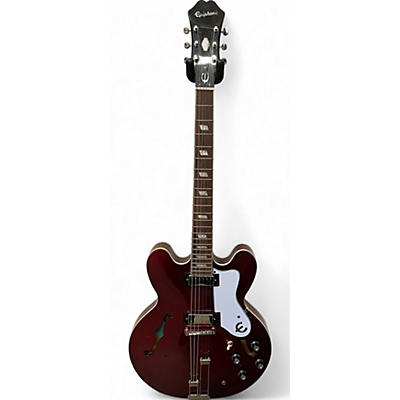 Epiphone Used Epiphone Riviera Sparkling Burgandy Hollow Body Electric Guitar