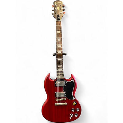 Used Epiphone SG 1966 G400 Worn Cherry Solid Body Electric Guitar