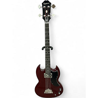 Used Epiphone SG BASS Cherry Electric Bass Guitar
