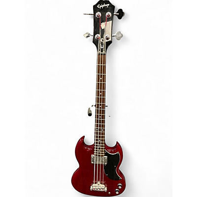 Used Epiphone SG BASS Cherry Electric Bass Guitar
