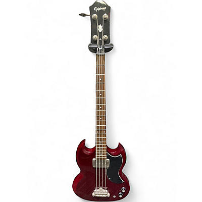 Used Epiphone SG BASS RED Electric Bass Guitar