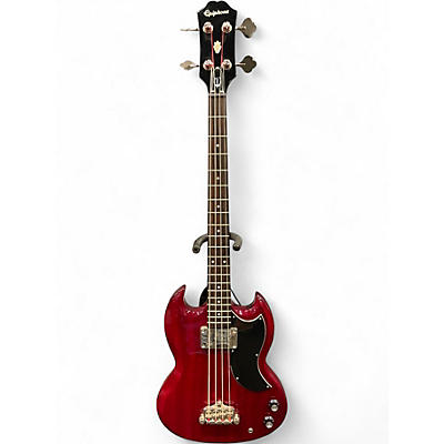 Used Epiphone SG BASS Red Electric Bass Guitar