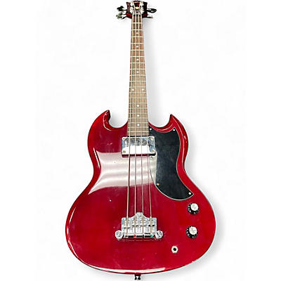 Used Epiphone SG BASS WINE RED Solid Body Electric Guitar