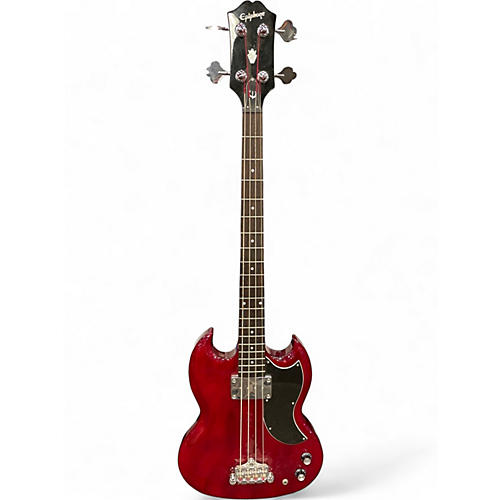 Used Epiphone SG BASS Wine Red Electric Bass Guitar Wine Red