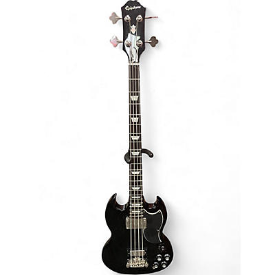 Used Epiphone SG Bass Black Electric Bass Guitar