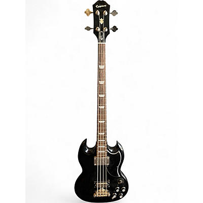 Used Epiphone SG Bass Black Electric Bass Guitar