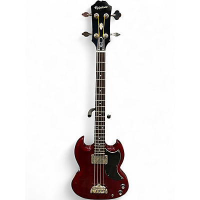 Used Epiphone SG Bass Cherry Electric Bass Guitar