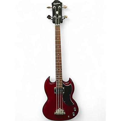 Used Epiphone SG Bass Cherry Electric Bass Guitar