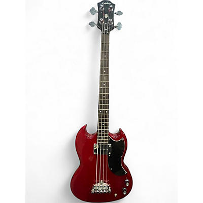 Used Epiphone SG Bass Trans Red Electric Bass Guitar