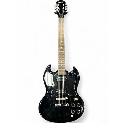 Used Epiphone SG Black Solid Body Electric Guitar