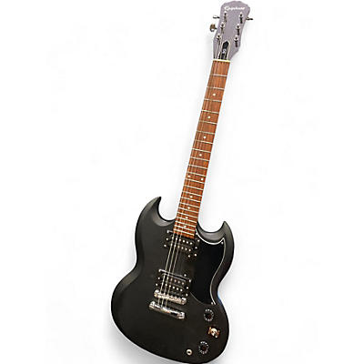 Used Epiphone SG Black Solid Body Electric Guitar