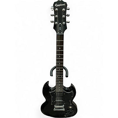 Used Epiphone SG Black Solid Body Electric Guitar