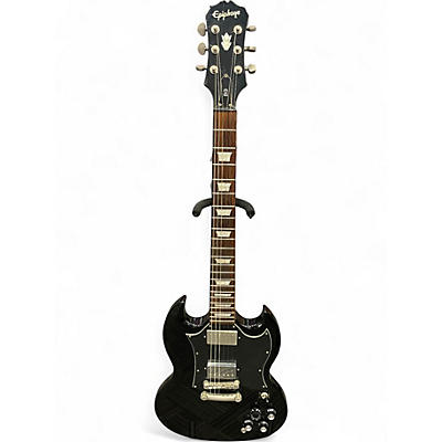 Used Epiphone SG Black Solid Body Electric Guitar