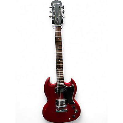Used Epiphone SG CHERRY RED Solid Body Electric Guitar