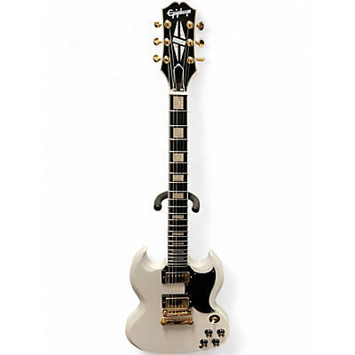 Used Epiphone SG CUSTOM Alpine White Solid Body Electric Guitar