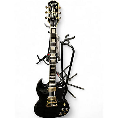 Used Epiphone SG CUSTOM BLACK Solid Body Electric Guitar