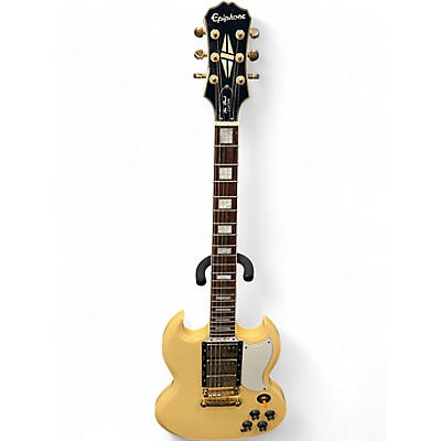 Used Epiphone SG CUSTOM G400 CREME Solid Body Electric Guitar