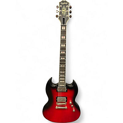 Used Epiphone SG CUSTOM PROPHECY RED TIGER AGED GLOSS Solid Body Electric Guitar