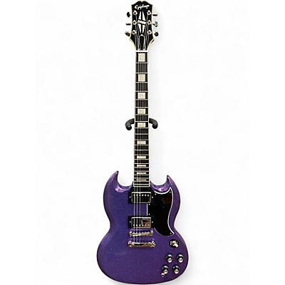 Used Epiphone SG CUSTOM PURPLE SPARKLE SPARKLE PURPLE Solid Body Electric Guitar