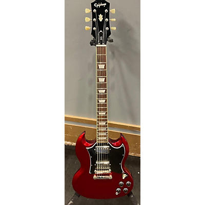 Epiphone Used Epiphone SG Candy Apple Red Solid Body Electric Guitar