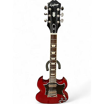 Used Epiphone SG Candy Apple Red Solid Body Electric Guitar