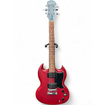 Used Epiphone SG Candy Apple Red Solid Body Electric Guitar