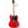 Used Epiphone SG Cherry Solid Body Electric Guitar Cherry