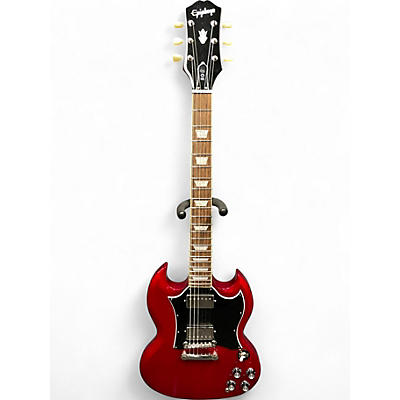 Used Epiphone SG Cherry Solid Body Electric Guitar