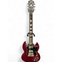 Used Epiphone SG Cherry Solid Body Electric Guitar Cherry
