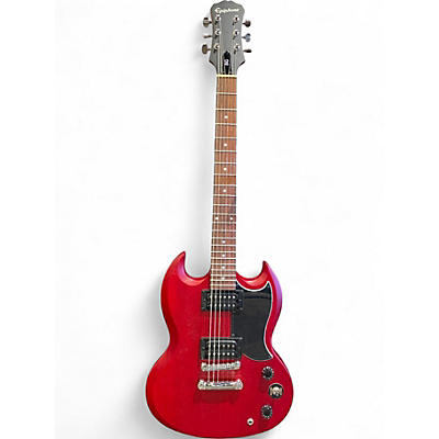 Used Epiphone SG Cherry Solid Body Electric Guitar