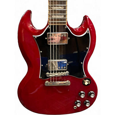 Used Epiphone SG Cherry Solid Body Electric Guitar