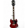 Used Epiphone SG Cherry Solid Body Electric Guitar Cherry