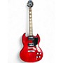 Used Epiphone SG Cherry Solid Body Electric Guitar Cherry