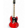 Used Epiphone SG Cherry Solid Body Electric Guitar Cherry
