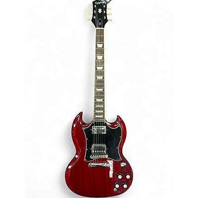 Used Epiphone SG Cherry Solid Body Electric Guitar
