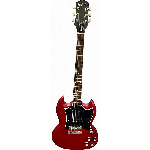Used Epiphone SG Classic Cherry Solid Body Electric Guitar Cherry