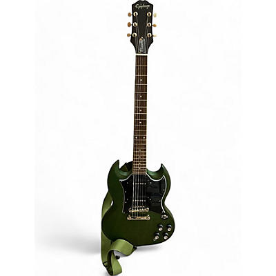 Epiphone Used Epiphone SG Classic Green Solid Body Electric Guitar