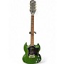 Used Epiphone SG Classic Green Solid Body Electric Guitar Green
