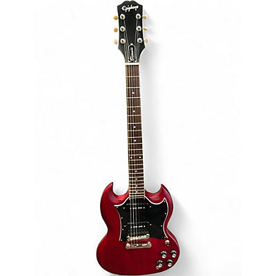 Used Epiphone SG Classic P90 Red Solid Body Electric Guitar