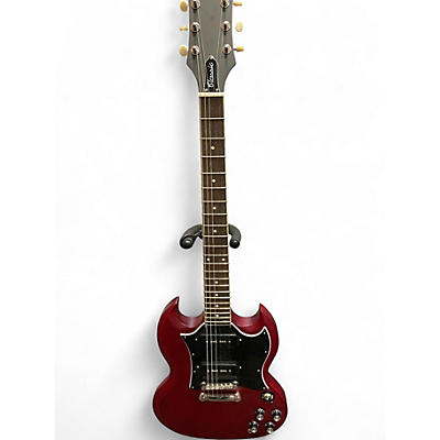 Used Epiphone SG Classic P90 Satin Red Solid Body Electric Guitar