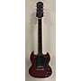 Used Epiphone Used Epiphone SG Classic Worn P90 Worn Cherry Solid Body Electric Guitar Worn Cherry