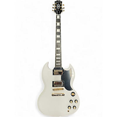 Used Epiphone SG Custom Alpine White Solid Body Electric Guitar