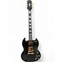 Used Epiphone SG Custom Black Solid Body Electric Guitar Black
