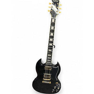 Used Epiphone SG Custom Ebony Solid Body Electric Guitar