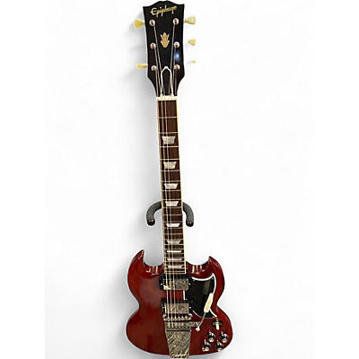 Used Epiphone SG Custom Maestro Cherry Solid Body Electric Guitar