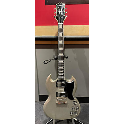 Epiphone Used Epiphone SG Custom Silver Sparkle Solid Body Electric Guitar