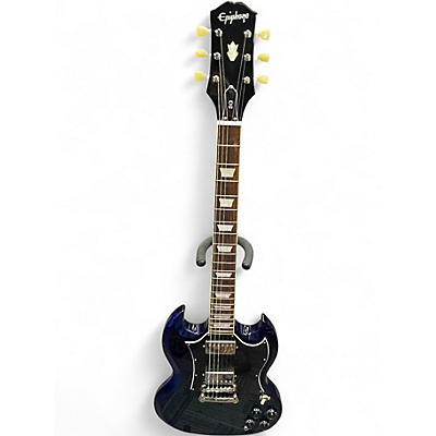Used Epiphone SG Dark Blue Fade Solid Body Electric Guitar