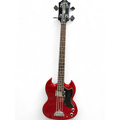 Epiphone Used Epiphone SG E1 Cherry Electric Bass Guitar