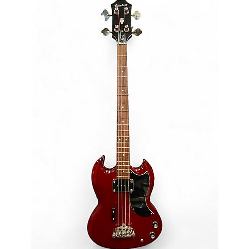 Used Epiphone SG E1 Cherry Electric Bass Guitar Cherry